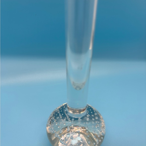 Vintage Swedish controlled bubble bud vase (unmarked Kosta Boda?) - Picture 8 of 16